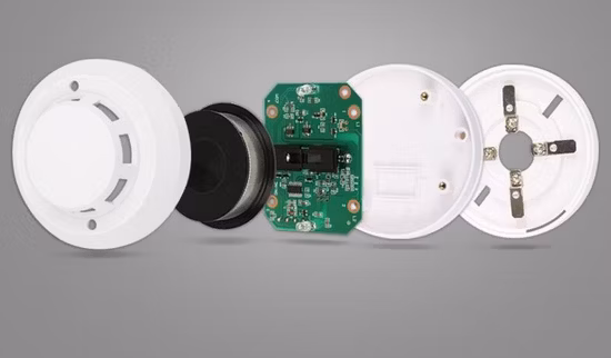 出力リレー付きの安価な DC 12V ネットワーク火災煙探知器